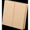 Interruptor de Panel 86 con Control Remoto Inalámbrico Rf433, Generación Propia de Energía para Uso Doméstico, Sin Necesidad de Cableado, Se Puede Pegar Libremente, Versión con Batería para el Control Remoto