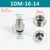 Adaptador hidráulico acero 45# Yonghua cono de 24 grados férula sello ED fitting para manguera 1CB 1CM 1DB 1DM