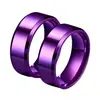Anillo de acero de titanio para hombre hip hop nicho Niños Alto sentido ins púrpura acero inoxidable joyería personalizada joyería al por mayor