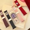 Adecuado para Apple Watch iWatch 12ª Generación 11/10 Correa de Nylon Tejida Ultra Linda