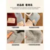 Gorro de Lana Tejido Azul para Mujer Otoño e Invierno Versátil Cálido Circunferencia de Cabeza Grande Protección para las Orejas Gorro Estilo Coreano