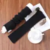 Venta al por mayor del fabricante Lana 100% Pura Manga Acampanada Tejido Cálido Calentadores de Brazo sin Dedos Guantes de Manga Larga Gran Cantidad en Stock