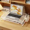 Soporte refrigerador para laptop, soporte portátil multifuncional para escritorios de oficina, dormitorios, universal para estudiantes y laptops para juegos