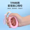 Juguete para Perros Pelota Sonora para Dentición para Cachorros, Pelota de Goma para Aliviar el Aburrimiento de Mascotas, Juguete de Goma Pequeño de Oso para Cachorros
