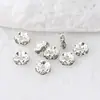 Cuentas Espaciadoras Coloridas Incrustadas con Diamantes de 4-10 mm, Cuentas en Forma de Rueda, Accesorios para Joyería DIY, Cuentas de Anillo de Diamante Hechas a Mano, Cuentas Espaciadoras, Cuentas de Rueda