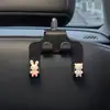 Gancho para Asiento de Coche, Gancho Doble Multifuncional de Dibujos Animados para Interior de Coche, Gancho para Respaldo del Asiento Trasero