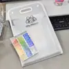 Bolsa de Armazenamento Vertical com 13 Compartimentos, Porta-Provas Multicamadas, Bolsa Sanfonada, Bolsa Transparente de Alto Valor com Desenho Pacha Dog