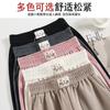 Pantalones de Verano de Seda de Hielo Fina con Logo de Mariposa, de Cintura Alta, Sueltos, con Caída, para Figura, Casuales, Sueltos, Rectos, Delgados, de Pierna Ancha para Mujer