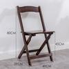 Taburete Plegable Boutique de Madera Maciza de Bambú Venta al por Mayor Taburete Plegable para Exteriores Taburete de Arte Plegable Silla Plegable de Madera Maciza