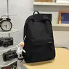 Mochila Sencilla Estilo Japonés para Hombre Gran Capacidad Versión Coreana Mochila de Color Sólido para Viaje Mochila Casual para Estudiante Universitario