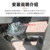 Vehículo Eléctrico Nuevo Estándar Nacional Soporte Doble Amortiguador de Goma Agujero para Tornillo Accesorios de Fijación Almohadilla de Goma Amortiguador de Soporte Doble Funda de Goma Trípode Grande