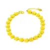 Vietnam oro arena galvanizado oro real moda todo partido pulsera flor de durazno para mujer regalo comercio electrónico transmisión en vivo suministro de fábrica venta al por mayor