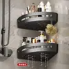 Estante de Esquina para Baño sin Taladro, Estante de Almacenamiento Montado en la Pared para Lavabo, Inodoro y Cocina