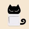 Adesivos Criativos Populares de Gatinhos e Cachorros para Interruptores Adesivos de Banheiro Sala de Estar Quarto Caderno Parede Adesivos Aleatórios de Parede