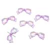 Acrílico Transparente Colorido Lazo Cuentas DIY Hecho a Mano Accesorios Cadena para Teléfono Móvil Colgante para Llaves Accesorios de Decoración
