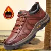 Zapatos de Hombre de Talla Grande para Comercio Exterior Transfronterizo 2026 Nuevos Zapatos Casuales de Estilo Británico Zapatos de Senderismo para Exterior Antideslizantes para Hombre Zapatos de Cuero para Hombre