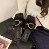 35-43 plus size sapatos femininos coreanos chinelos vestuário feminino 2024 verão novo moda versátil sandálias planas de alta qualidade