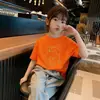 Camiseta de Manga Corta para Niños Algodón Puro 2026 Nuevo Estilo Niños Medianos y Grandes Verano Manga Media Ropa para Niños Tops Camisetas Versátiles