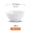 Tigela de arroz de restaurante ocidental branco puro Tigela de cerâmica Talheres de hotel Tigela de arroz espessada Tigela de café da manhã Tigela pequena Tigela de sopa Tigela grande de macarrão