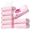 Mini Toallitas Húmedas Empaquetadas Individualmente Desechables Portátiles Toallitas Húmedas Paquete Pequeño Papel Pañuelo Toallitas para Limpieza de Manos y Boca