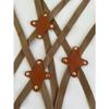 Delantal de Estilo Nuevo con Correas para el Cuello, Correas Cruzadas en Forma de X para los Hombros, Accesorios para Delantales, Accesorios de Correa para el Hombro de Cuero de PU