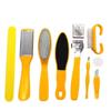 Set de Pedicura Profesional de Cuero Viejo Cuchillo para Pedicura de Pies Cuchillo para Piel Muerta de Pies Herramienta para Afeitar Pies Exfoliante Lavadero para Piel Muerta