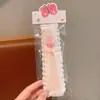 Faixa de cabelo de tricô floral com velcro para mulheres, presilha de franja floral doce, faixa de cabelo para arrumar o cabelo, acessório de cabelo estilo pastoral francês
