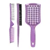 Set de Peines de Estilo para el Hogar Peine con Masaje y Calados Peine para el Cabello Peine Plegable Conveniente Peine Alisador de Cabello Set de Tres Piezas