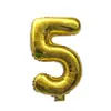 Globos de Aluminio con Números Grandes Versión Americana de 40 pulgadas para Decoración de Fiesta de Cumpleaños Globos de Aluminio con Números