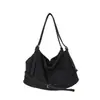Bolsa Tote Casual de Couro Macio para Mulheres, Nova Tendência Primavera/Verão 2026, Bolsa de Ombro Grande para o Dia a Dia