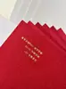 Série Glitter Vermelho Escuro Personalizada da Fábrica de Origem, Papel Vermelho Fosco para Envelopes da Sorte de Ano Novo, Suprimentos Festivos, Papel Especial