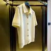 Estilo Casual de Verano Holgado 2026 Cardigan de Punto Jacquard de Manga Corta para Hombre y Mujer con Textura Estilo Old Money, Color Albaricoque