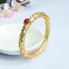 Pulsera de Ágata Roja Natural Guan Yu Pulsera de Calcedonia Roja Calado Hueco para Mujer Venta al Por Mayor de Fábrica Dropshipping S3072711