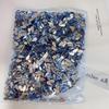 1440 Piezas de Joyería de Diamantes Planos para Uñas, Lujo Ligero, Elegantes Diamantes Azules para Uñas en Forma de Ojo de Caballo Torcido Mini Grandes y Pequeños