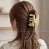 Pinza para el pelo de verano estilo ins con bloques de color para mujer, pasador lindo de lunares japoneses para niña, pinza de tiburón grande para recogidos.