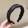 Faixa de cabelo feminina 2024 Nova faixa de cabeça para lavagem facial Faixa de cabelo quebrada antiderrapante Faixa de cabelo prensado de verão feminino Pacote de cabelo Headwear