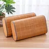 Travesseiro de resfriamento de bambu oco de verão para suporte do pescoço, travesseiro de resfriamento de esteira de bambu para o verão, travesseiro de bambu para dormitórios estudantis, travesseiro de cochilo