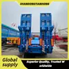 Venta de Exportación de Suministro Transfronterizo Sudamérica Medio Oriente África Remolque de Plataforma Baja Semirremolque Remolque de 3456 Ejes Transportador de Ingeniería
