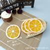 Rodajas de Limón de Fruta Simulada Doble Cara Rodajas Grandes de Limón Rodajas de Naranja Modelo Exhibición de Ventana Accesorios para Sesión de Fotos