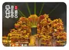 Ímãs de Geladeira de Vidro para Cultura e Turismo de Zhangjiajie Múltiplos Estilos Padrões de Marcos da Cidade do Canyon da Montanha Azulejos Magnéticos de Vidro Retangulares