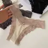 Nova Calcinha Fio Dental de Cetim Doce com Renda para Meninas Estilo Japonês Sexy Cintura Média-Baixa Amiga da Pele Respirável Macia para Mulheres