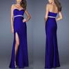 Soporte de carga transfronterizo de ebay Amazon Europa y Estados Unidos Amazon Transfronterizo para Mujer Vestido Sexy Cruzado en el Pecho con Abertura Ceremonia