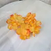 Flores Artificiais, Hortênsias com Borda Queimada, Materiais para Artesanato DIY, Acessórios de Cabelo, Combinação para Hanfu, Decoração de Casa, Transfronteiriço