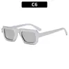 Gafas de Sol Cuadradas Casuales Simples de Moda para Hombre Gafas de Sol de Personalidad de Moda Transfronterizas Europeas y Americanas Gafas de Sol Geniales