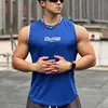Verão Novo Moderno Masculino Pullover Em Torno Do Pescoço Malha Base Camisa Esportes Fitness Top Sem Mangas Colete Mudança de Temperatura