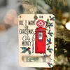 Regalo de Navidad en 2023 - Cartera de Navidad de Papá Noel, colgante de cartera, decoraciones de árbol de Navidad