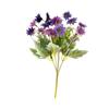 Ramo de margaritas otoñales simulado de 20 cabezas, estilo retro, para decoración del hogar, salón de bodas, decoración de ventanas, fotografía transfronteriza