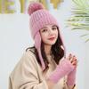 Gorro de parto engrosado, gorro posparto, gorro de maternidad bonito y cálido para otoño e invierno, gorro de maternidad femenino de moda de primavera y otoño de lana a prueba de viento