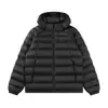Jaqueta de algodão com nervuras de dopamina de nylon masculina inverno casaco quente simples estilo coreano jaqueta de algodão com capuz casaco de pão para transmissão ao vivo plus