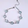 Pulsera de Topacio Natural con Corte de Fuegos Artificiales y Brillo como Fuego, Incrustada con Plata de Ley S925, Moderna, Única, de Alta Gama, Estilo Ins